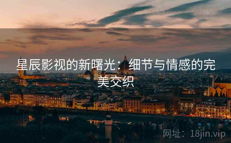 星辰影视的新曙光：细节与情感的完美交织