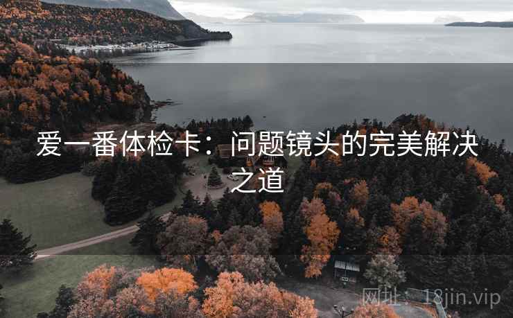 爱一番体检卡：问题镜头的完美解决之道